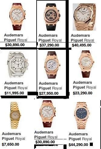 audemars piguet watches list.